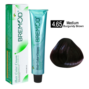 Bremod Hair Color Medium Burgundy Brown 4.65