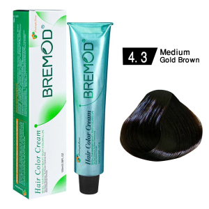 Bremod Hair Color Medium Gold Brown 4.3