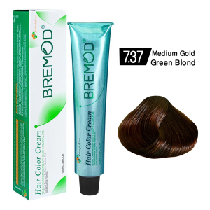 Bremod Hair Color Medium Gold Green Blond 7.37